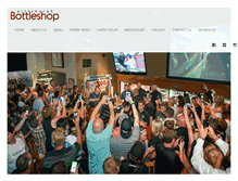 Tablet Screenshot of bottleshopcafe.com